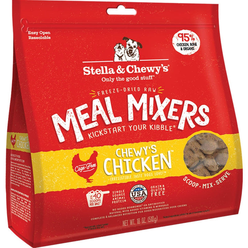 Freeze Dried Dog Food and Mixers