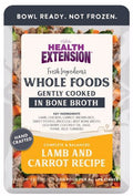 Health Extension Gently Cooked Lamb and Carrot Recipe Dog