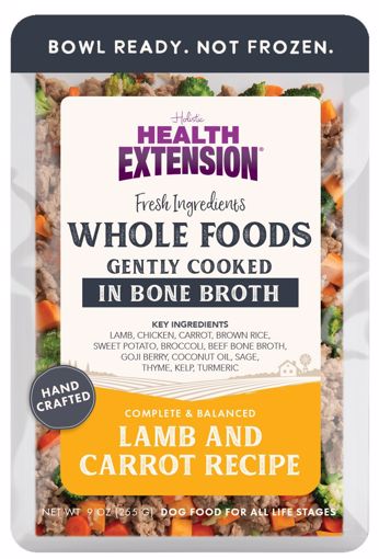 Health Extension Gently Cooked Lamb and Carrot Recipe Dog