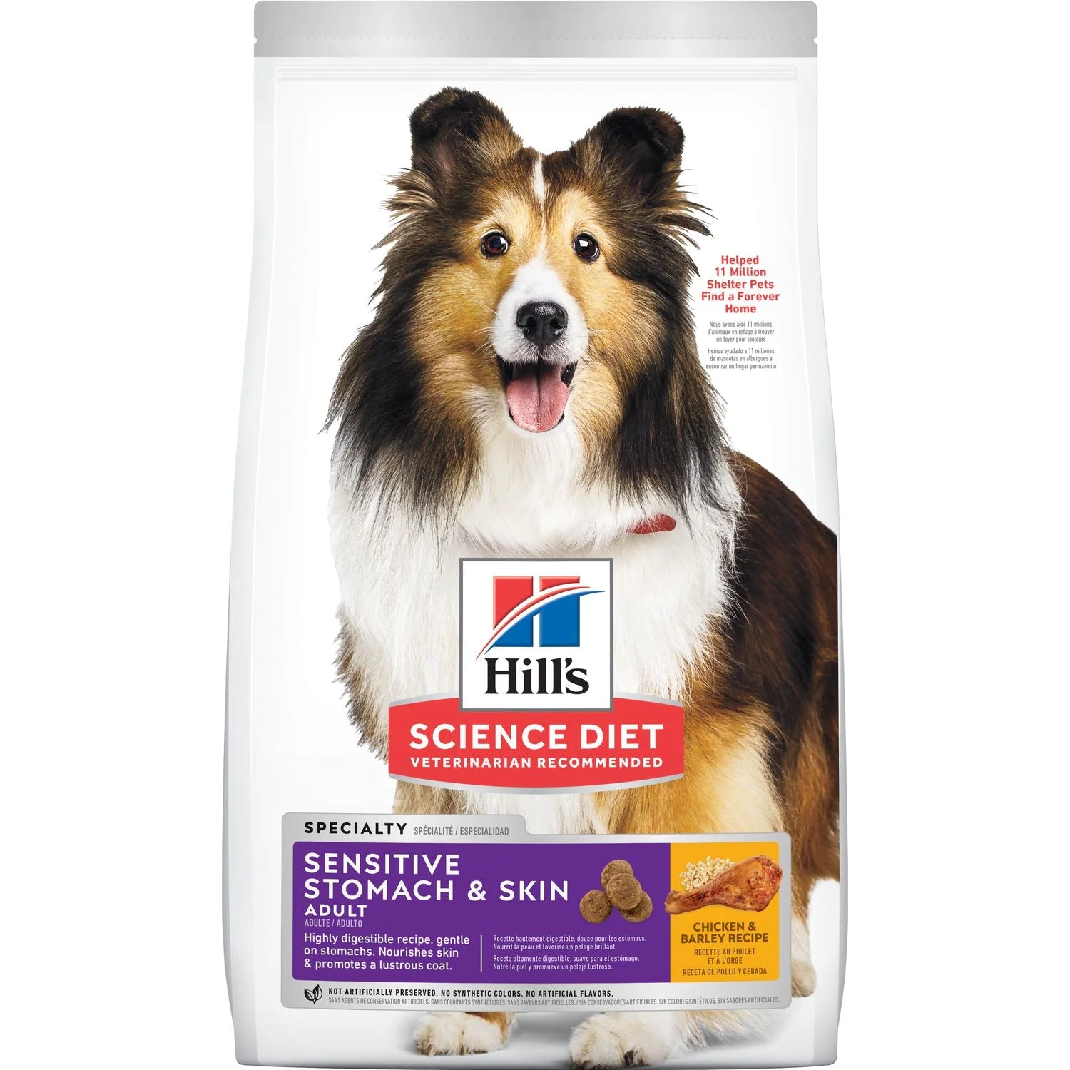 Hill's Science Diet Sensitive Skin Stomach Adult Chicken Recipe