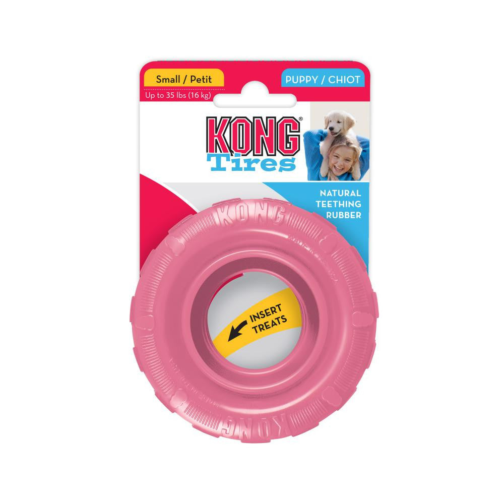 Kong Puppy Tire Pink Small