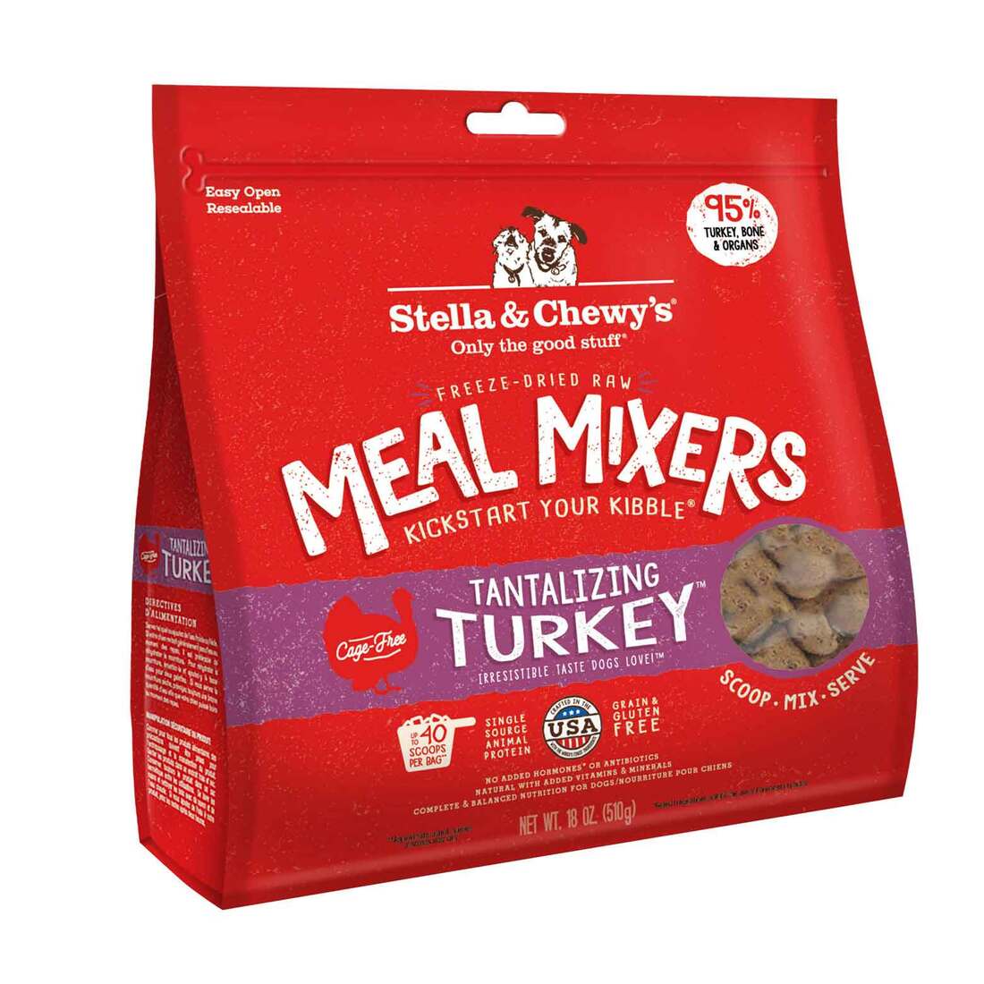 Stella & Chewy's Freeze Dried Raw Turkey Meal Mixer Dog
