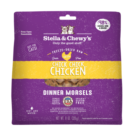Stella & Chewy's Chicken Dinner Morsels Freeze Dried Cat Food
