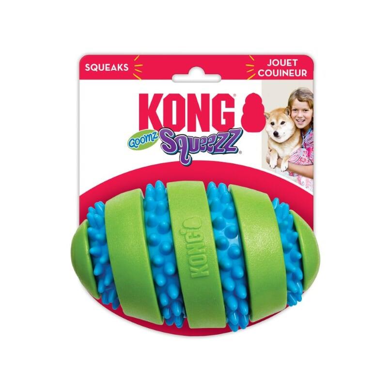 Kong Squeezz Goomz Football Large