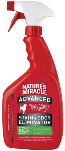Nature's Miracle Advanced Stain & Odor Remover Dog 32 oz