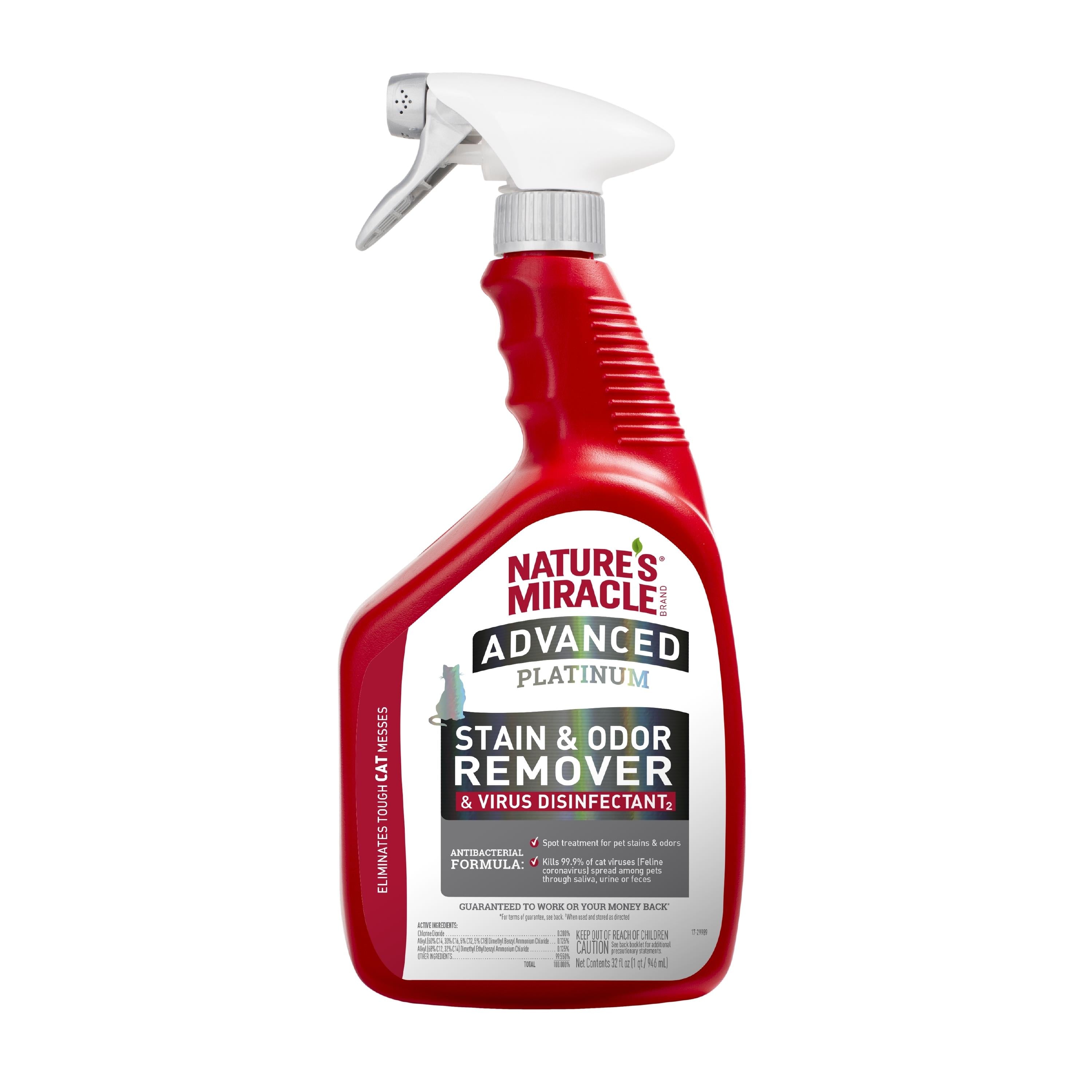 Nature's Miracle Platinum Stain & Odor Remover Spray Cat