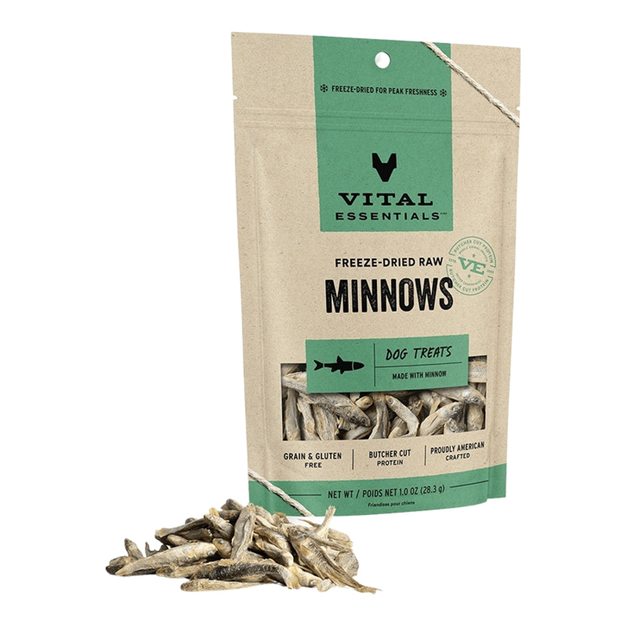 Vital Essentials Freeze Dried Raw Minnows Dog Treat