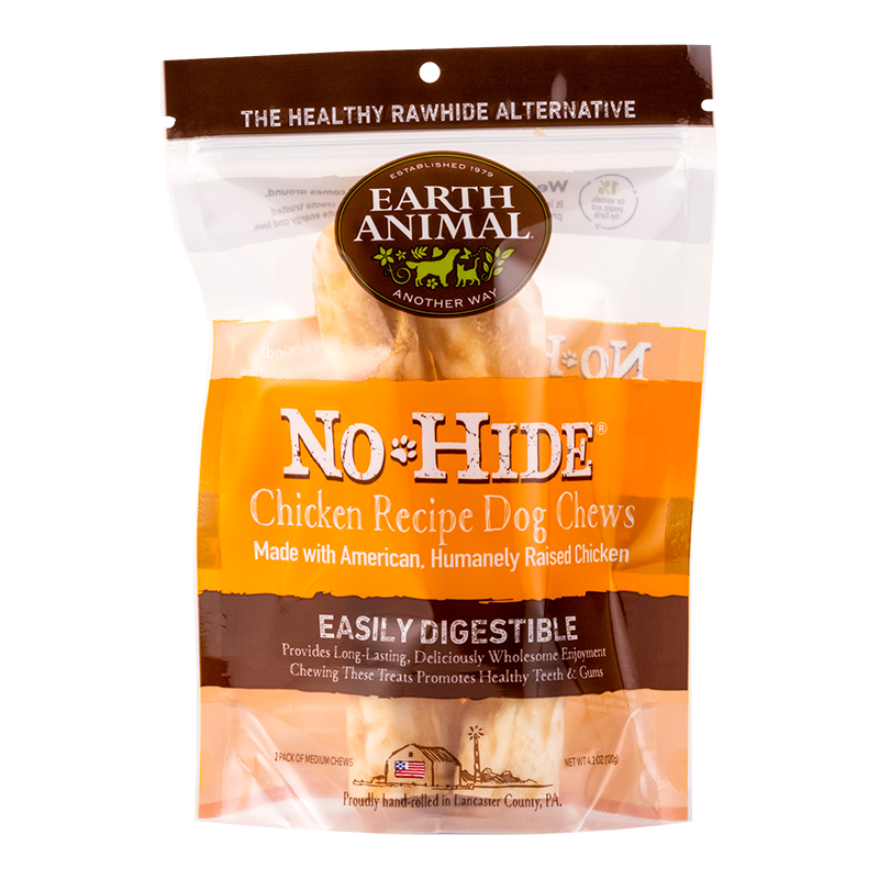 Earth Animal No Hide Chicken Chew Medium 2 Pack Dog Treat