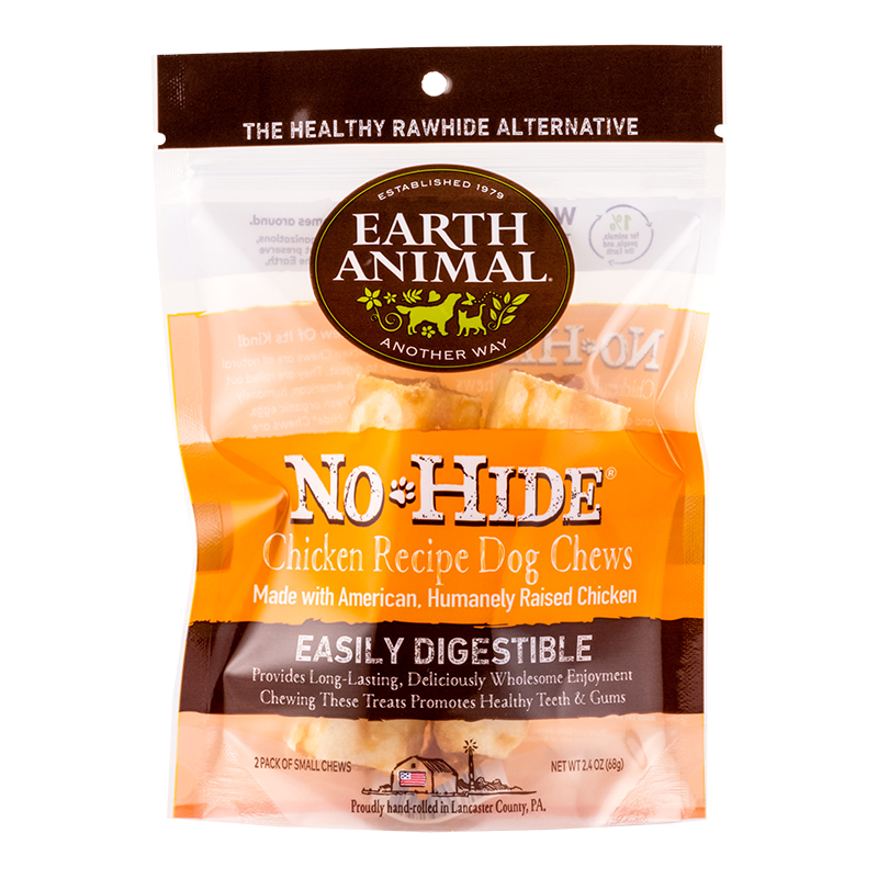 Earth Animal No Hide Chicken Chew Small 2 Pack Dog Treat