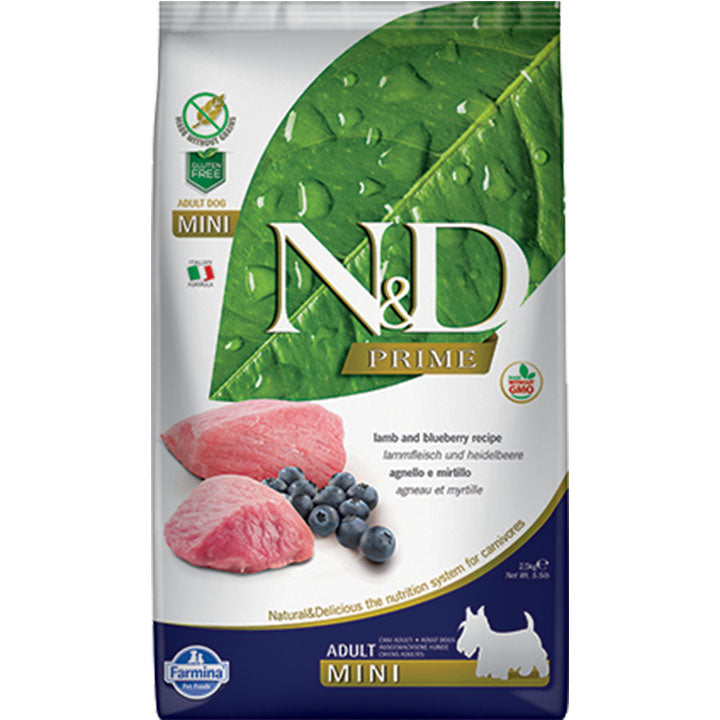 Farmina N&D Lamb and Blueberry Mini Dog Dry Food