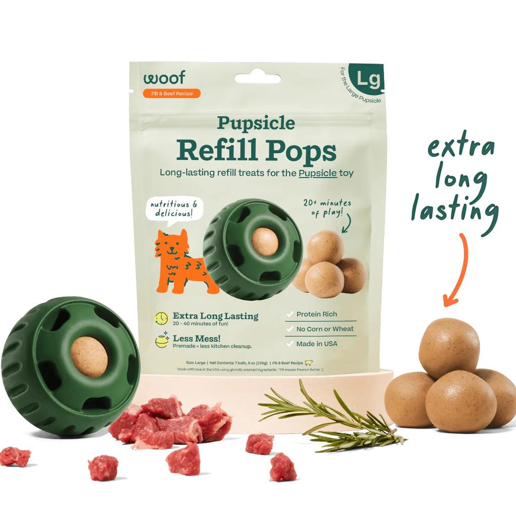 Woof Dog Pupsickle Pops Chicken & Peanut Butter Small