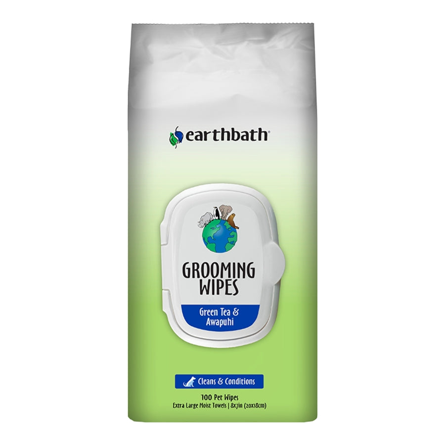 Earthbath Green Tea Dog Grooming  Wipes