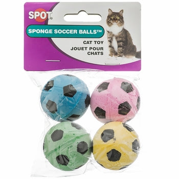 Spot Soccer Ball 4 Pack Cat Toy