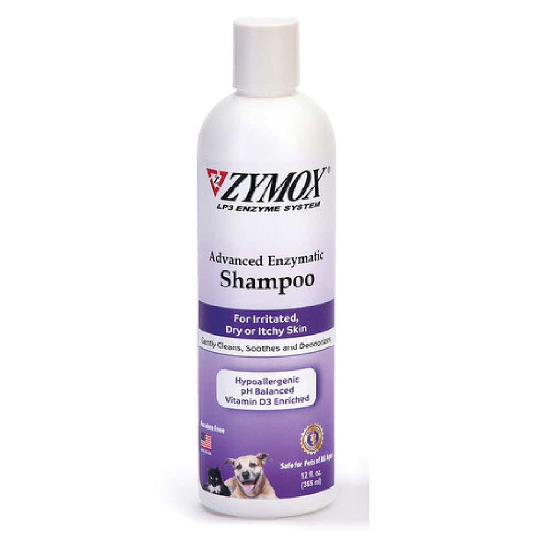 Zymox Advanced Enzymatic Shampoo For Dry Itchy Skin Dog Cat
