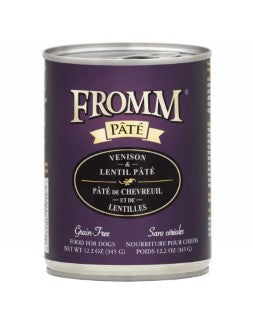 Fromm Venison Lentil Pate  Dog Wet Food