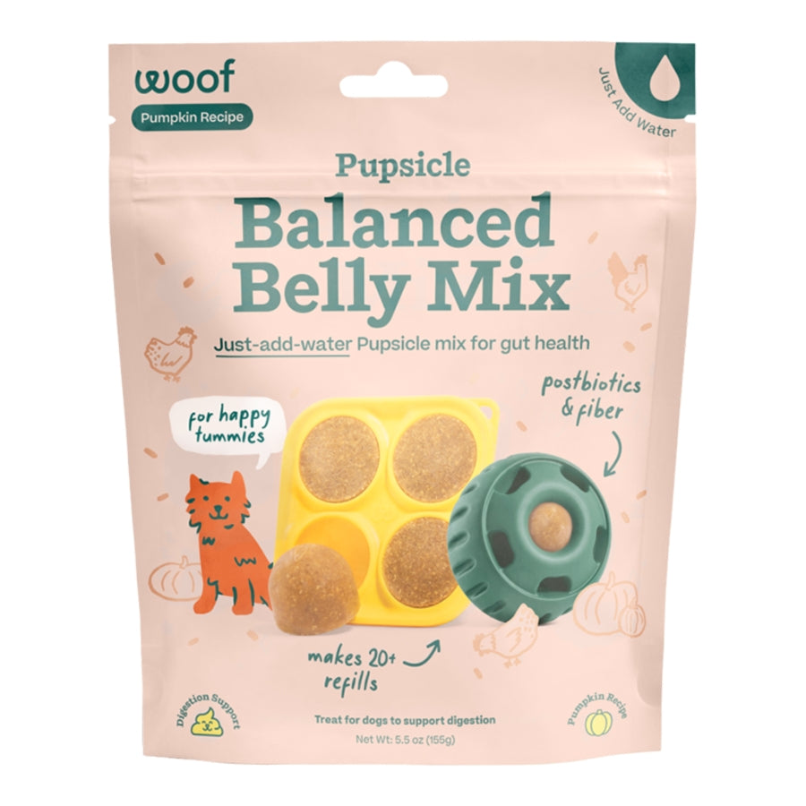 Woof Dog Pupcicle Balanced Belly Mix Pumpkin Recipe 5.5 oz