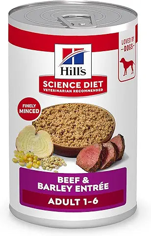 Hill's science Diet Beef & Barley Entree 1-6 Wet Dog Food