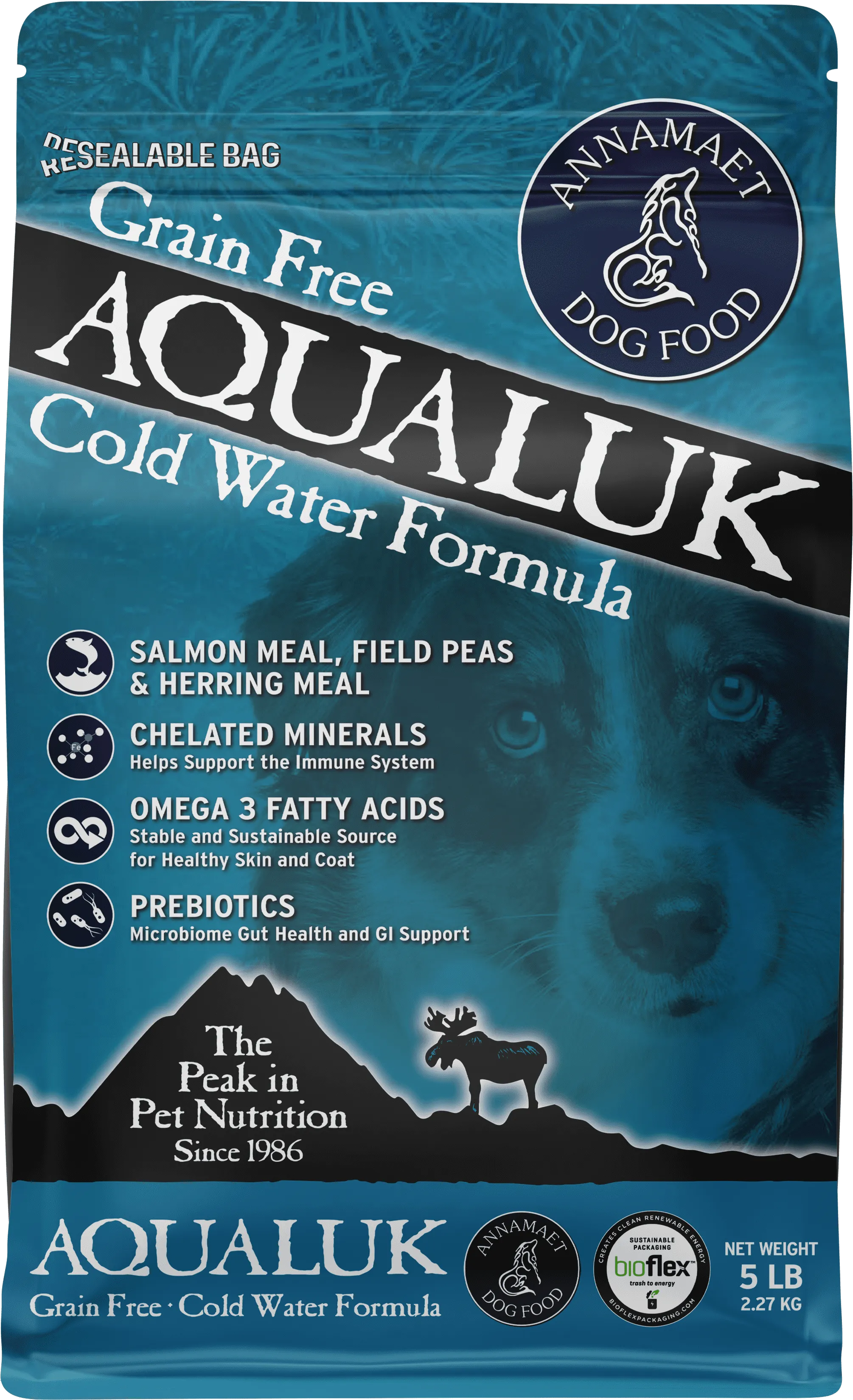 Annamaet Aqualuck Cold Water Formula Dog Dry Food