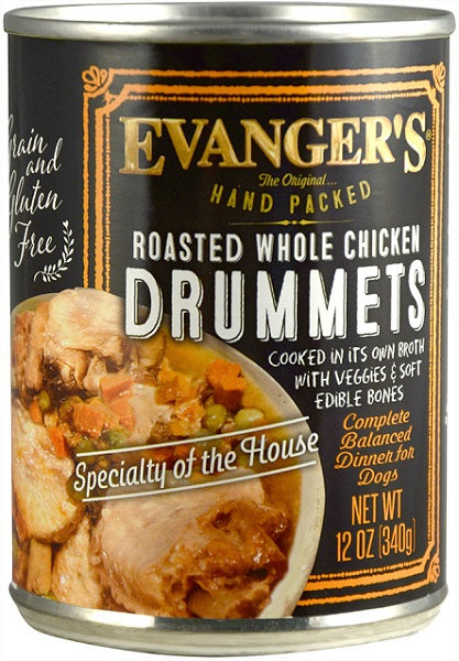 Evangers Super Premium Chicken Drummets Dog Wet Food