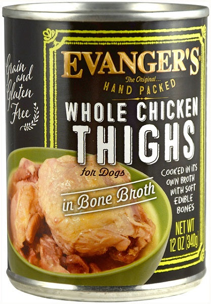 Evangers Whole Chicken Thighs  Dog Wet Food