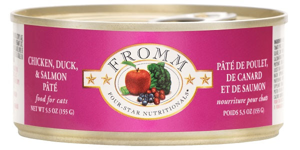 Fromm Chicken Duck and Salmon Pate Cat Wet Food