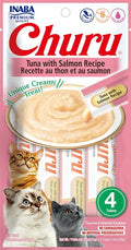 Inaba Churu Tuna Salmon Recipe Cat Treat 4 count