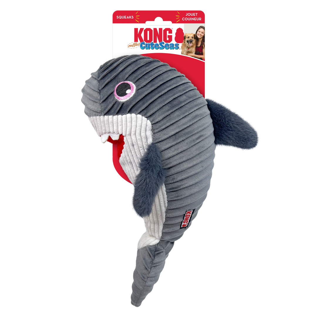 Kong Cuteseas Rufflez Shark Medium /Large Dog Toy