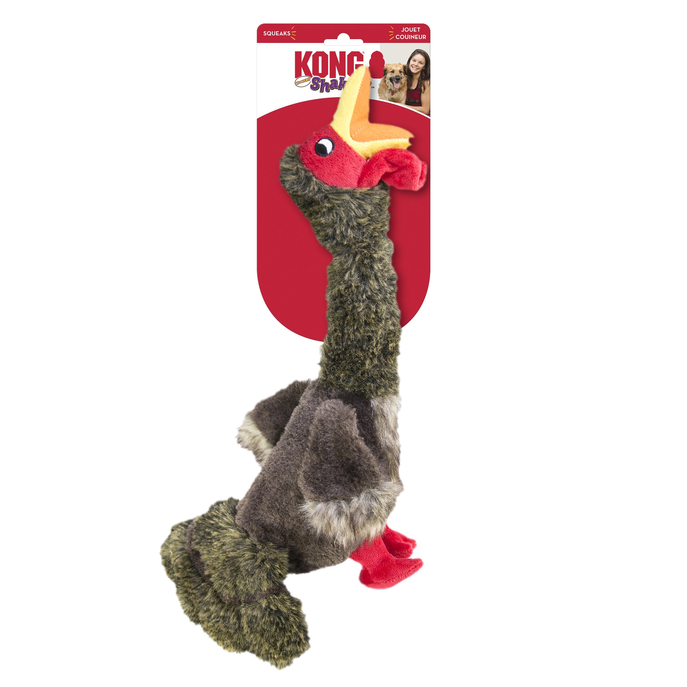 Kong Shakers Turkey Dog Toy Large