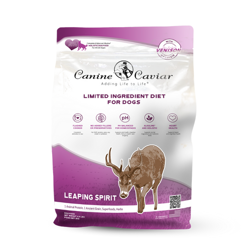 Canine Caviar Leaping Spirit Venison Dog Dry Food