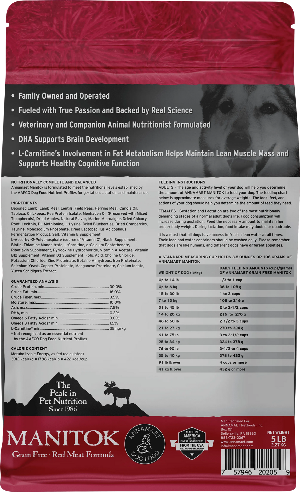 Annamaet Manitok Red Meat Formula