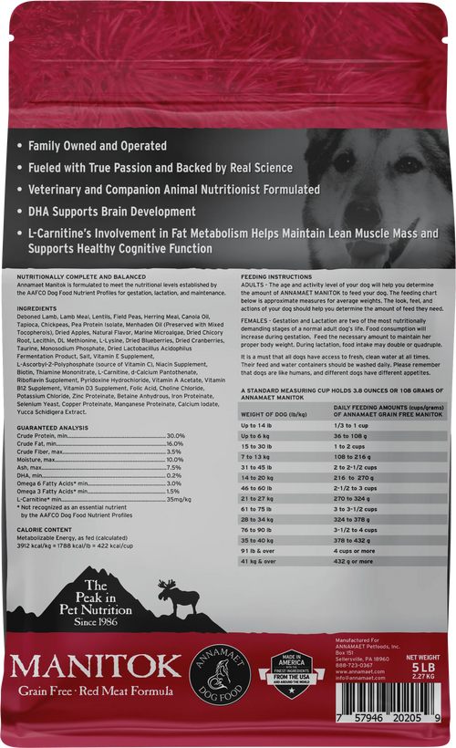 Annamaet Manitok Red Meat Formula
