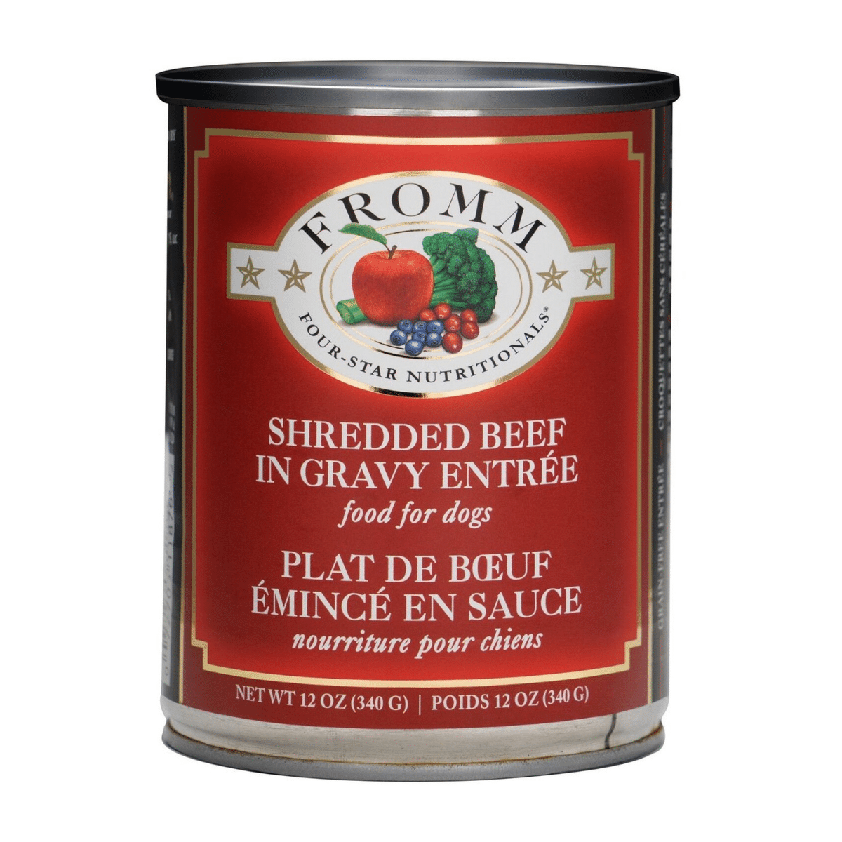 Fromm Shredded Beef in Gravy Dog Wet Food
