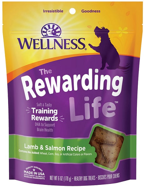 Wellness Rewarding Life Lamb and Salmon Soft Dog Treat