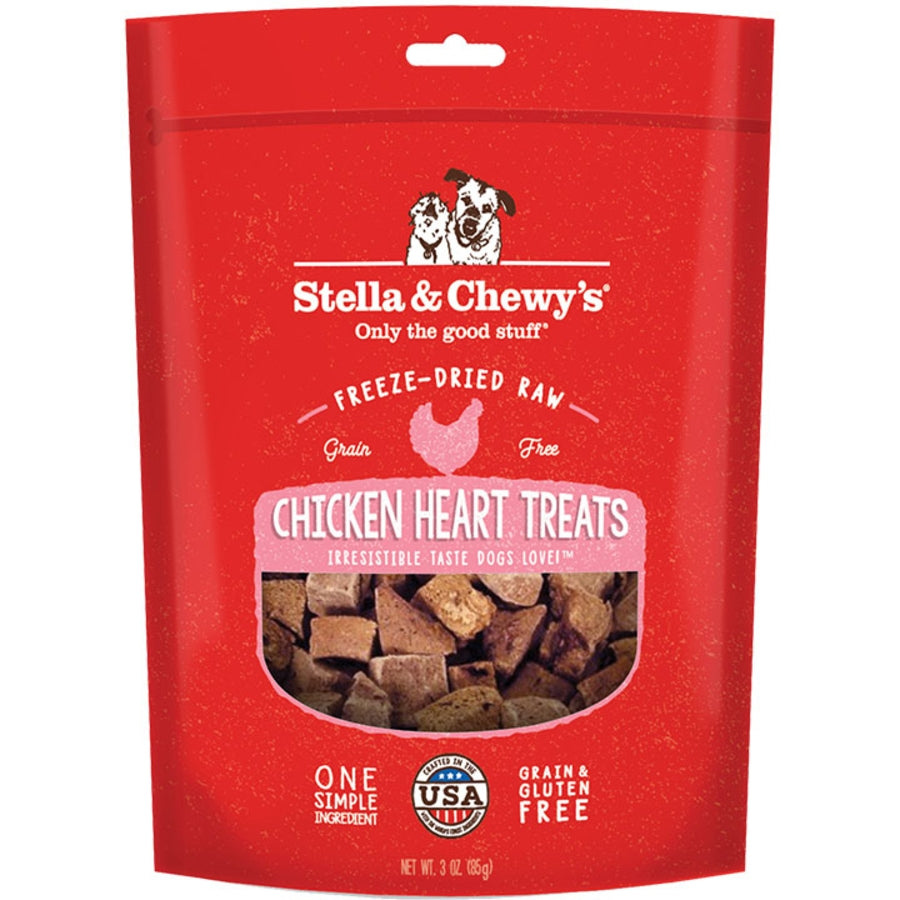 Stella & Chewy's Chicken Hearts Freeze Dried Dog Treat