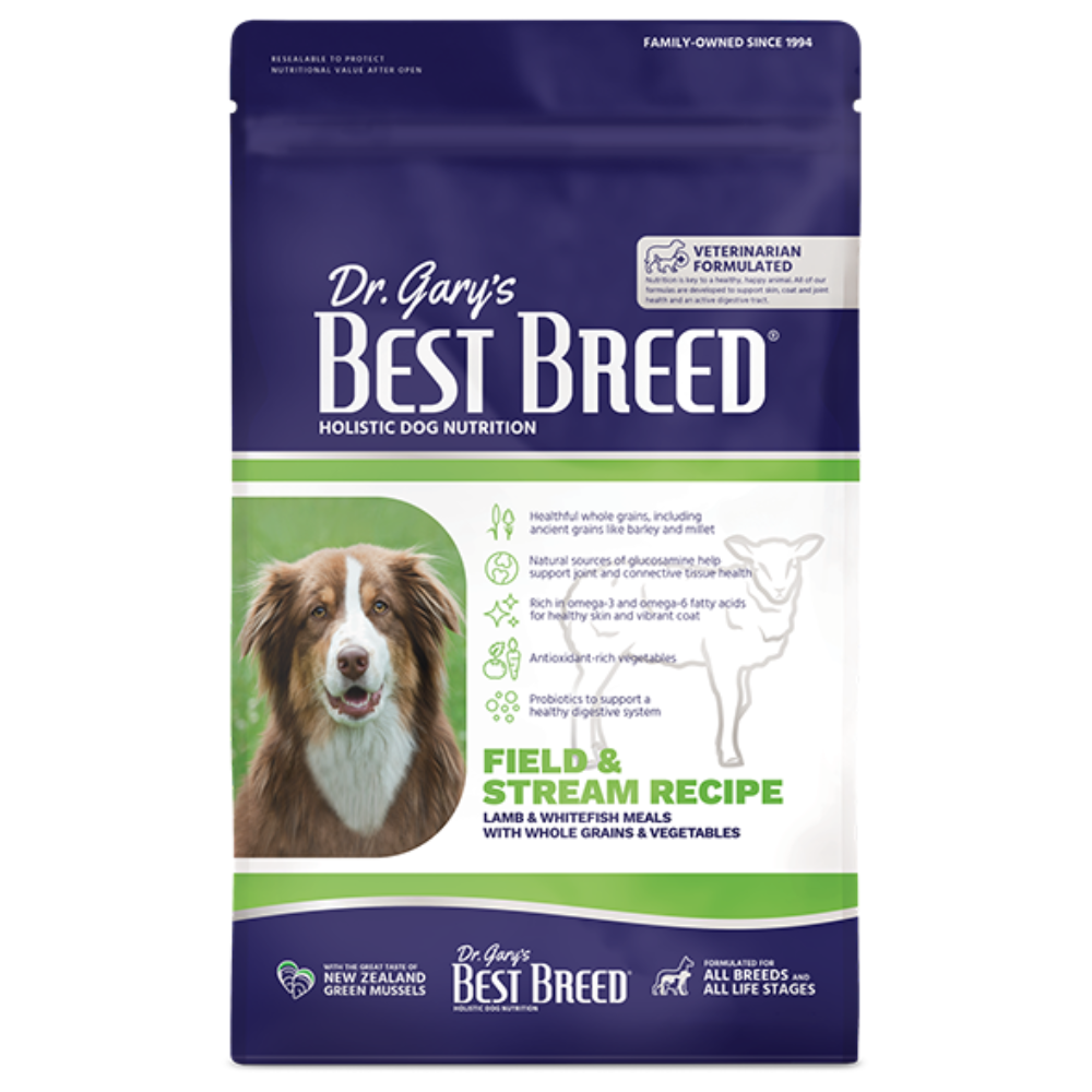 Dr Gary's Best Breed Dog Dry Food Field and Stream Recipe