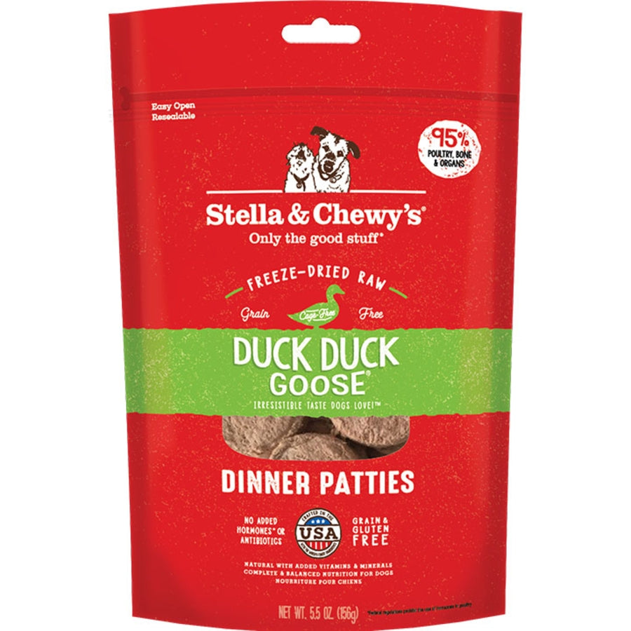 Stella & Chewy's Freeze Dried Duck Duck Goose Dinner Patties Dog