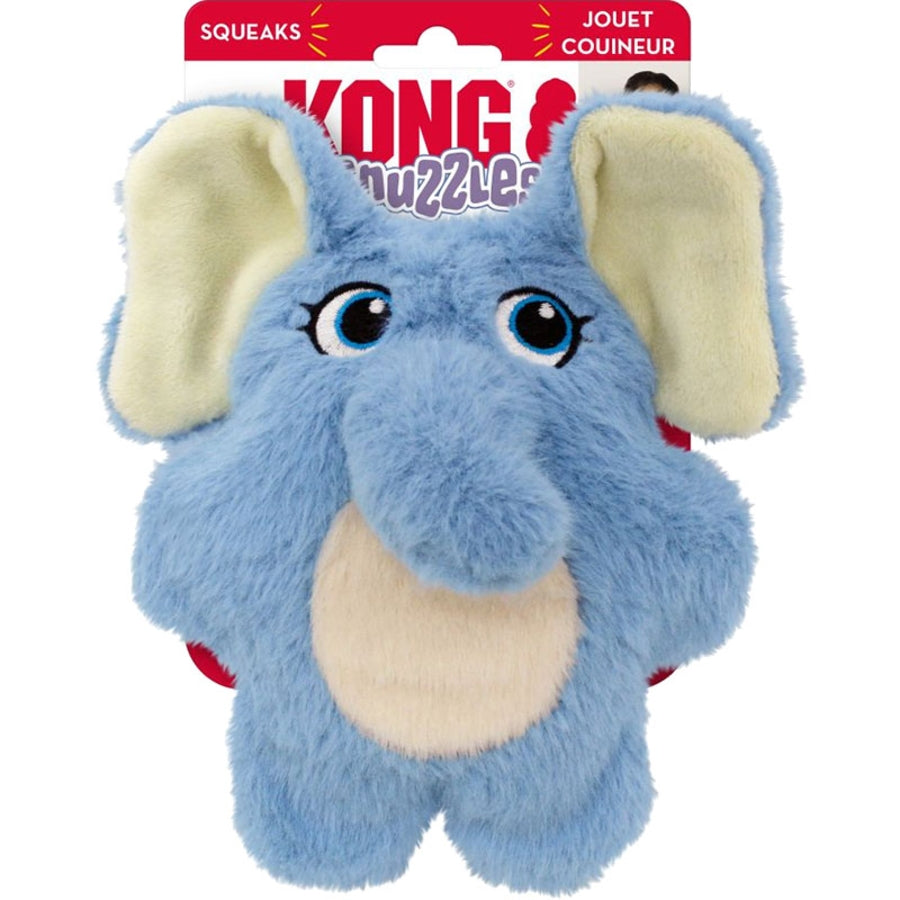 Kong Snuzzles Elephant Plush Dog Toy Small