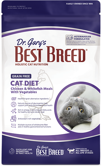 Dr Gary's Best Breed Holistic Cat Dry Food Chicken & Whitefish Grain Free