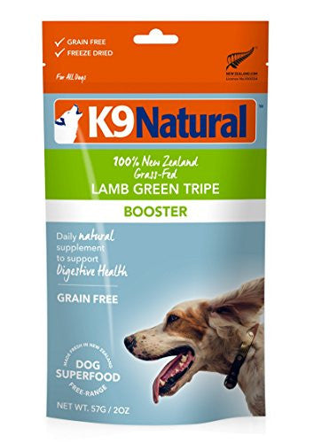 K9 Freeze Dried Lamb Green Tripe Booster Dog