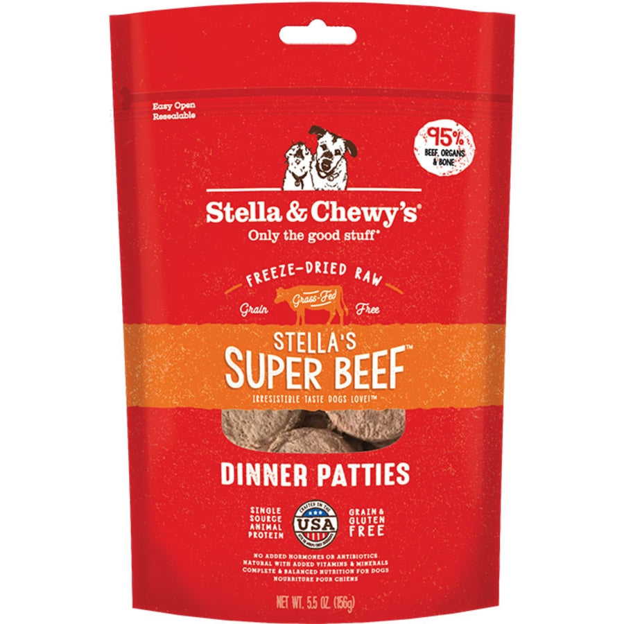 Stella & Chewy's Freeze Dried Super Beef Dinner Patties Dog