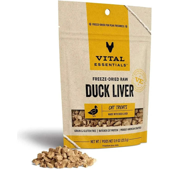 Vital Essentials Duck Liver Freeze Dried Cat Treat